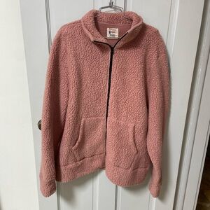 Todd Snyder Pink Winter Sweater Zip Up